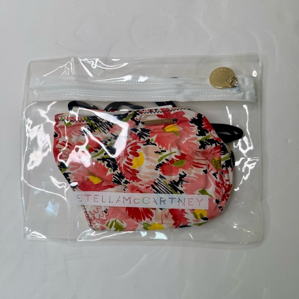 NWT STELLA MCCARTNEY Watercolor Pink Floral Bikini Bottom With Side Ties XS - Picture 7 of 16